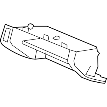 Pontiac 92199516 Glove Box Frame