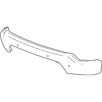 GM 84225822 Bar, Front Bpr Imp *Ex Bright Chm