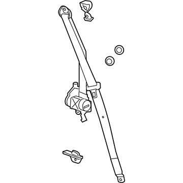 Chevy 19256870 Belt & Retractor