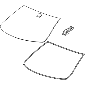 Chevy 84184889 Windshield