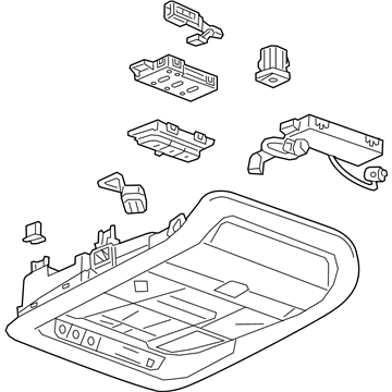 Cadillac 84623894 Overhead Console