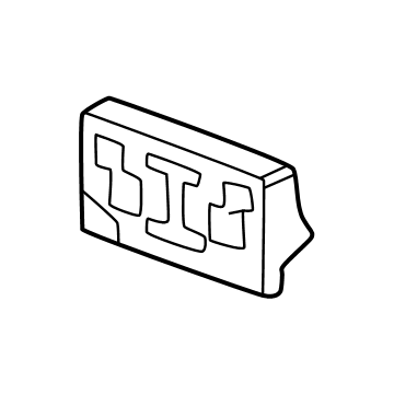 GM 42771040 ATTACHMENT PKG-FRT LIC PLT