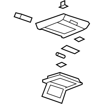 Hummer 25853058 Roof Console