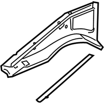 GM 88980809 Rail Assembly,Front Compartment Upper Outer Side, Right