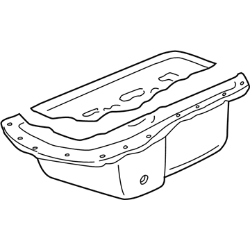 Pontiac 12563240 Oil Pan