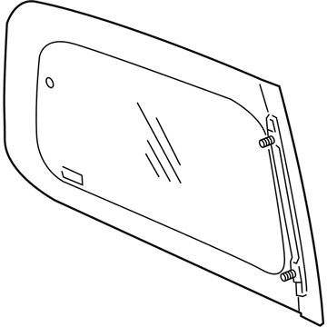 GM 15245084 Window Assembly, Body Side Rear