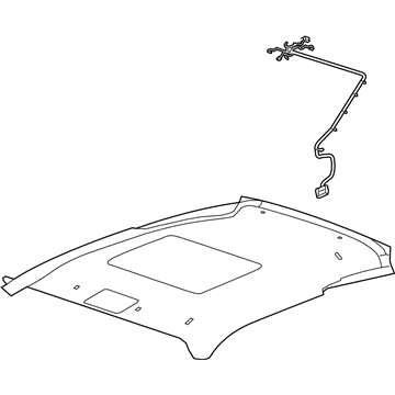 GM 22878015 Module Assembly, Headlining Trim<See Guide/Contact Bf*Titanium