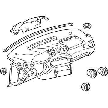 Pontiac 22706948 Instrument Panel