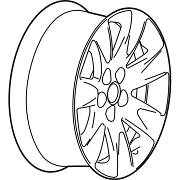 Buick 13365096 Wheel, Alloy