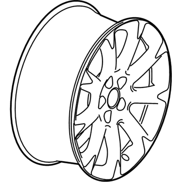 Buick 22757211 Wheel, Alloy