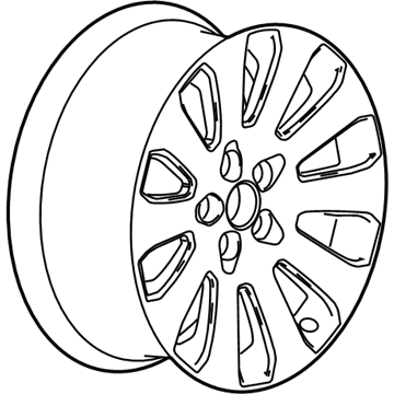 Buick 13354428 Wheel, Alloy