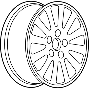 Buick 13235012 Wheel, Alloy