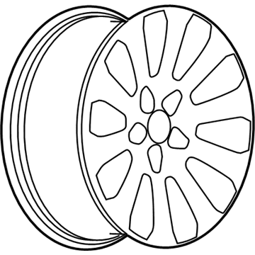 Buick 9597398 Wheel, Alloy