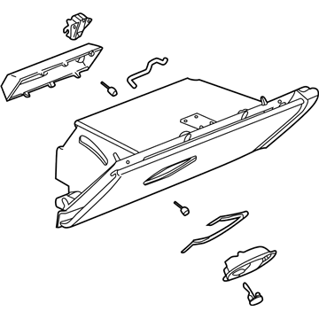 Saturn 22714042 Glove Box Assembly