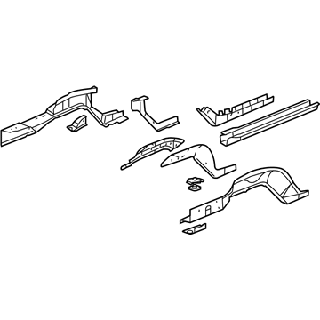 Oldsmobile 88955972 Rail Assembly