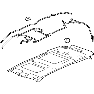 GM 23459100 Panel Assembly, Headlining Trim *Shale