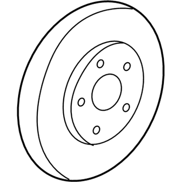 GM 19303827 Front Brake Rotor Assembly