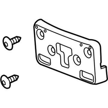 Chevy 95374599 License Bracket