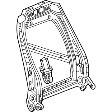 Cadillac 13551867 Seat Back Frame