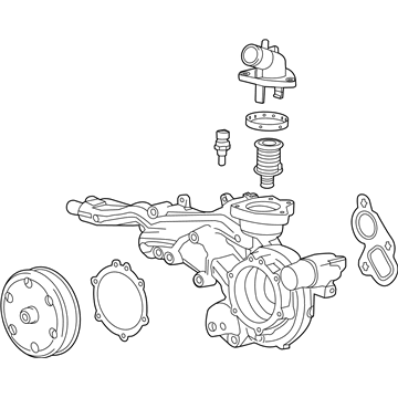 Cadillac 12685257 Water Pump Assembly