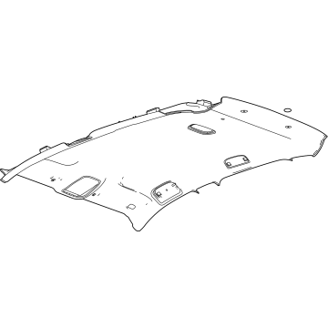 GM 42758000 Panel Assembly, Hdlng Tr *Jet Black