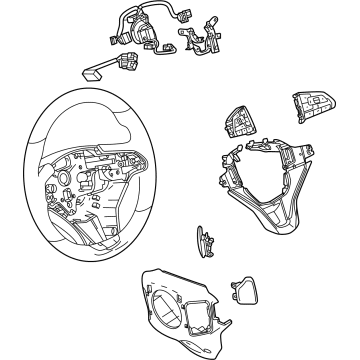 2022 Cadillac Escalade ESV Steering Wheel - 84874706