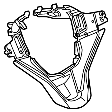 GM 84781097 Applique Assembly, Strg Whl Tr Spoke Cvr *Engineered Zd