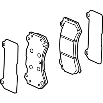 GM 85115921 Pad Kit, Front Disc Brk