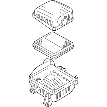 Chevy Tracker Air Filter Box - 30027111