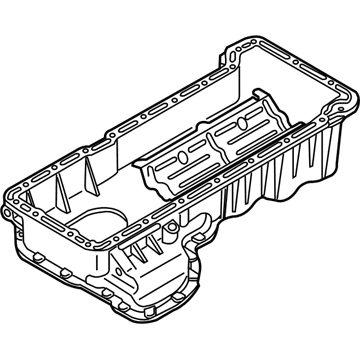 GMC 98005474 Upper Oil Pan