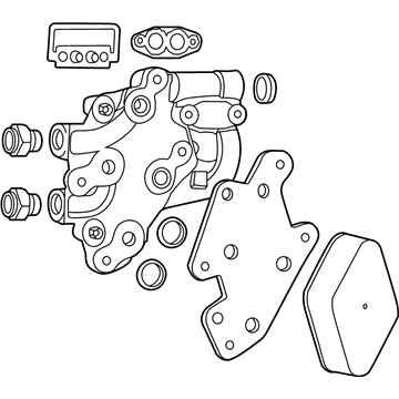 Chevy 92246966 Oil Cooler