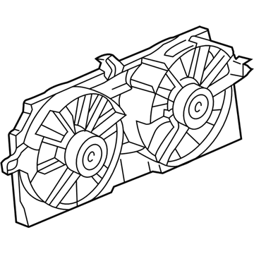 Buick 10312887 Fan Shroud