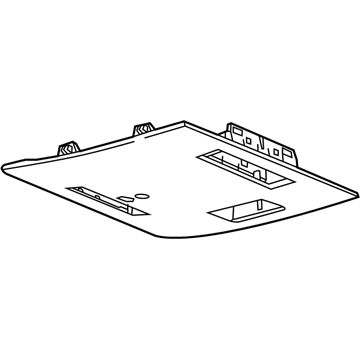 GM 23104422 Plate,Roof Console Opening Trim *Shale