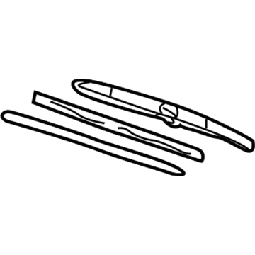 Pontiac 88969934 Wiper Blade