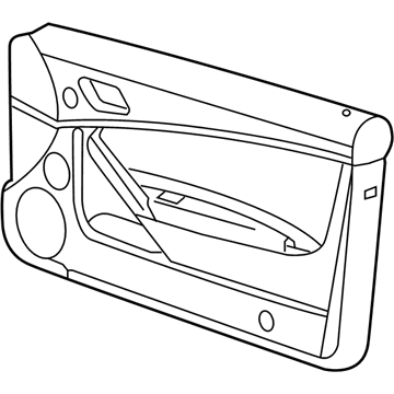 Pontiac 15860602 Door Trim Panel