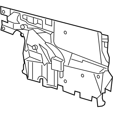 Pontiac 15876388 Water Deflector