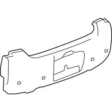 GM 10395370 Absorber, Rear Bumper Fascia Energy