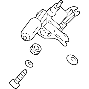 Cadillac 20897463 Wiper Motor