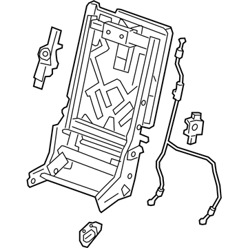 GM 85527430 FRAME ASM-R/SEAT BK