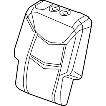 GM 84803642 Cover Assembly, R/Seat Bk *Bittersweet