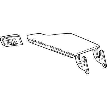 GM 87860979 ARMREST ASM-F/FLR CNSL *SKY COOL GRA