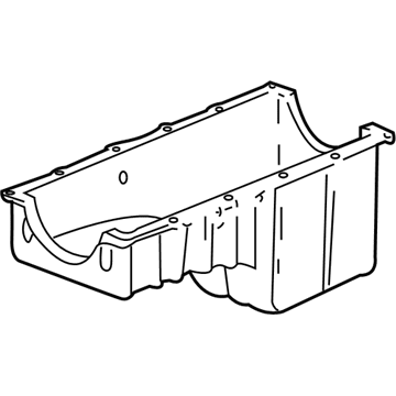 2001 Chevy Silverado 2500 HD Oil Pan - 12574833