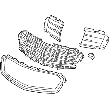 Chevy 95405354 Center Grille