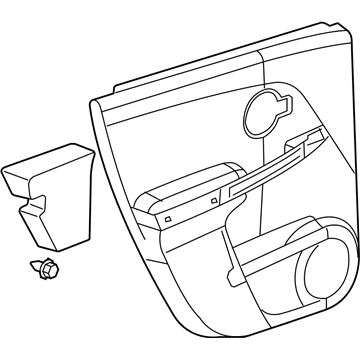 Chevy 15237733 Door Trim Panel