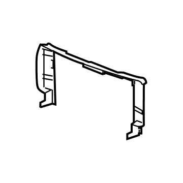 GM 84394066 Baffle, Front Bpr Shutter