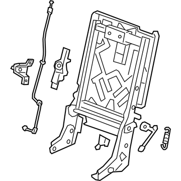 Cadillac 85123807 Seat Back Frame