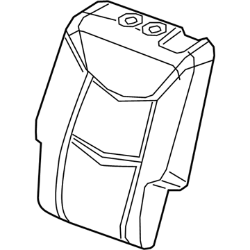 GM 84803638 Cover Assembly, R/Seat Bk *Bittersweet