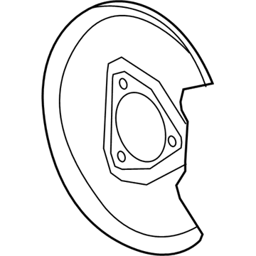 2021 Cadillac XT4 Brake Backing Plate - 84543343