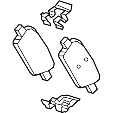 GM 13517693 Pad Kit, Rear Disc Brake