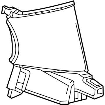 GM 84564937 Applique Assembly, I/P Lwr Ctr Tr Plt *Synthesis